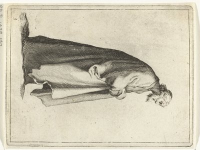 Gammel mann med lang pels 15 små figurer (serietittel) av Frederick Bloemaert