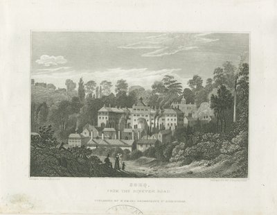 Soho Manufactory fra Ninevah Road: stålgravering, nd [c 1830] (trykk) av Frederick Calvert