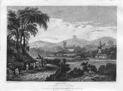 Stein fra Stafford Road: gravering, nd [c 1830] av Frederick Calvert