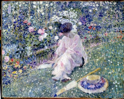 Hage i juni av Frederick Carl Frieseke