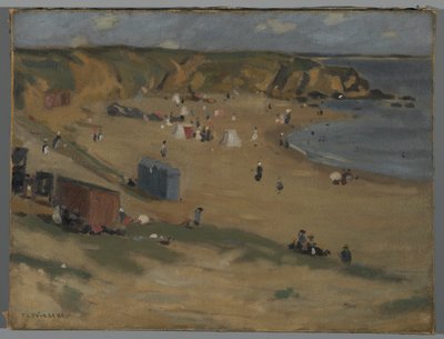 Le Pouldu landskap, ca. 1901 av Frederick Carl Frieseke