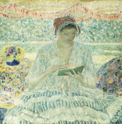Sommerlesing av Frederick Carl Frieseke