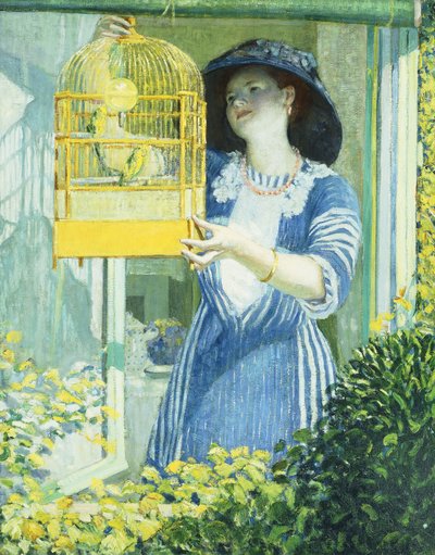 Det åpne vinduet av Frederick Carl Frieseke