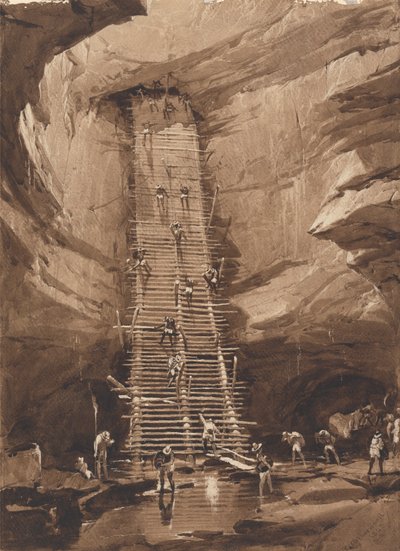 Vel i Bolonchen, Yucatan av Frederick Catherwood
