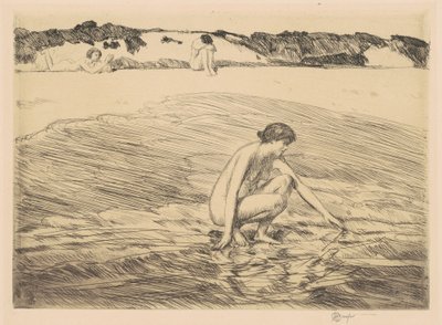 Hight Tide, Montauk, 1922. av Frederick Childe Hassam