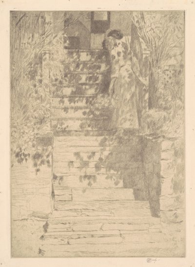 Trinnene, 1915. av Frederick Childe Hassam