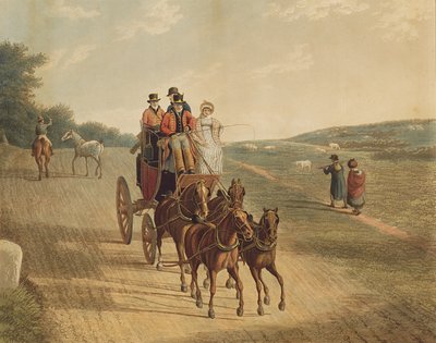 Posttrener, 1819 av Frederick Christian Lewis