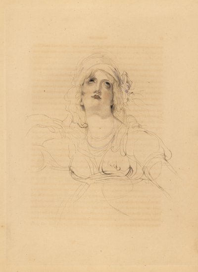 Portrett av Lady Emma Hamilton, elskerinne til Horatio Nelson av Frederick Christian Lewis