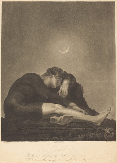 Lycidas av Frederick Christian Lewis I and Moses Haughton II after Henry Fuseli; published by Moses Haughton II