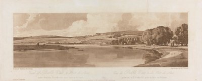 Utsikt over Belle Vue og Pont de Seve tatt fra terrassen nær Pont de St. Cloud 1802; Plate 13 Views in Paris, Emanuel Volume-sporingen av platen B1981.25.2622 av Frederick Christian Lewis the Elder