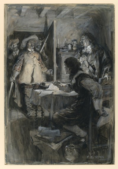 Arrestasjon av major Wildman av Frederick Coffay Yohn