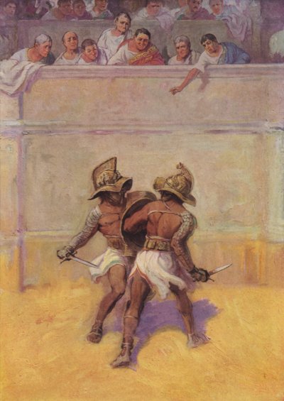 Frontispice for The Last Days of Pompeii av Frederick Coffay Yohn