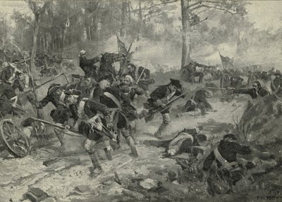 Slaget ved Eutaw Springs, 1903 av Frederick Coffay Yohn