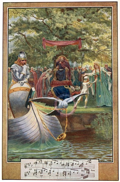 The Departure of Lohengrin, illustrasjon fra 