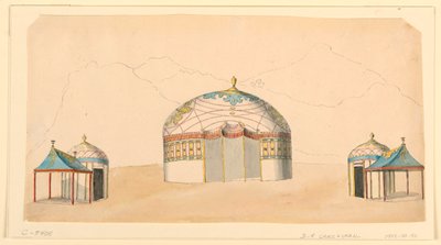 Design for paviljonger av Frederick Crace