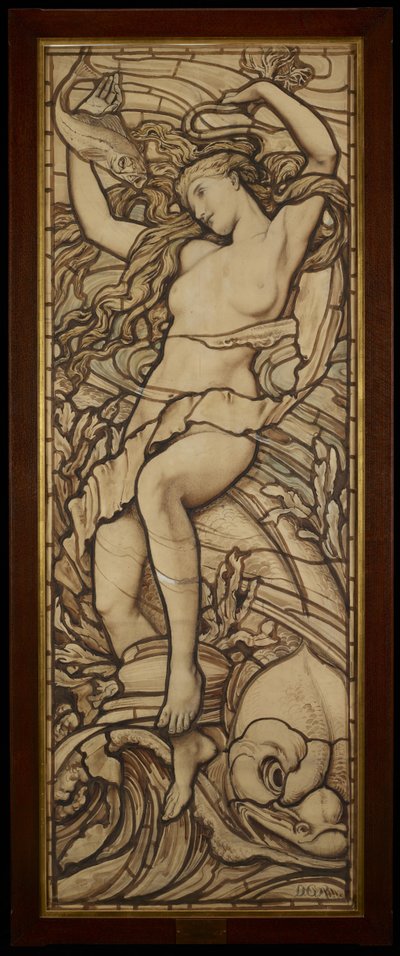 Vann, fra serien "De fire elementer", ca. 1888-89 av Frederick G. Smith