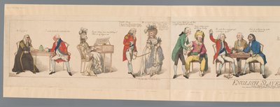 Tjue offentlige personer i ulike situasjoner Engelsk slaveri eller et bilde av tiden (tittel på objekt) av Frederick George Byron