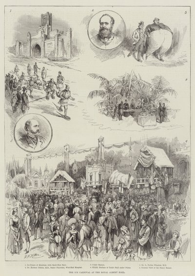 Iskarnevalet i Royal Albert Hall av Frederick George Kitton