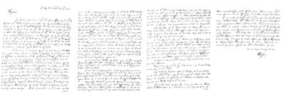Brev av Samuel Pepys til John Jackson, Esq, 1700 1865. av Frederick George Netherclift