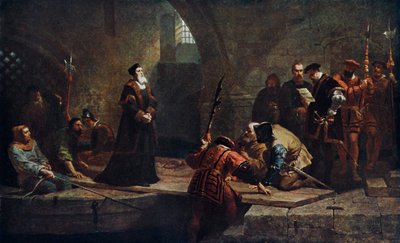 Thomas Cranmer ved Traitors Gate, 1553 1926. av Frederick Goodall