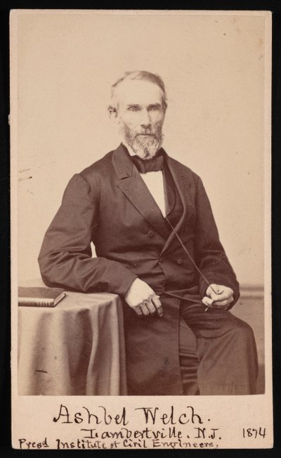 Portrett av Ashbel Welch 1809-1882, mai 1874. av Frederick Gutekunst