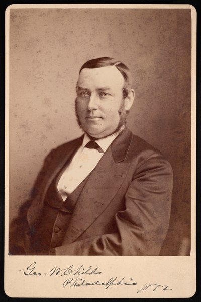 Portrett av George William Childs 1829-1894, 1872. av Frederick Gutekunst