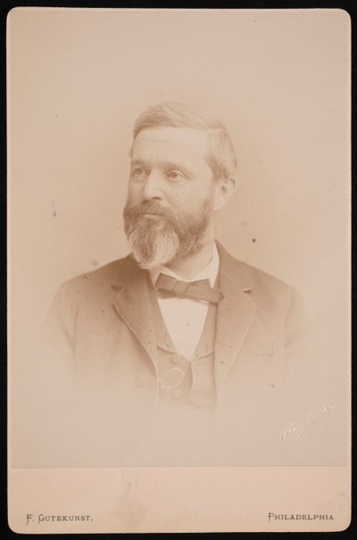 Portrett av Horatio Curtis Wood, Jr. 1841-1920, 1889. av Frederick Gutekunst