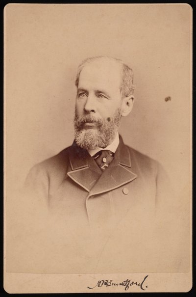 Portrett av uidentifisert mann, oktober 1876. av Frederick Gutekunst