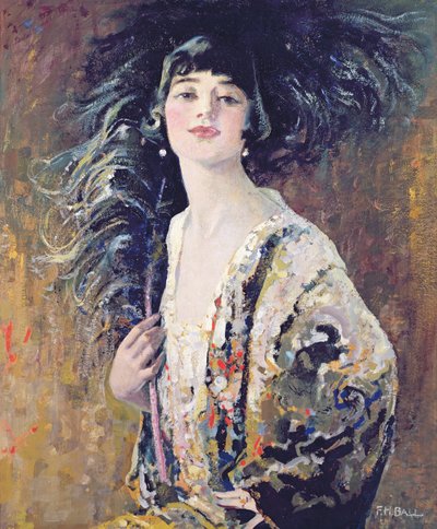 The Black Fan, 1929 av Frederick Hammersley Ball