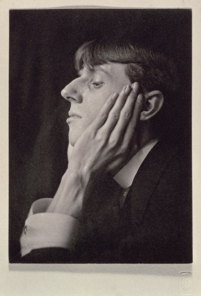 Portrett av Aubrey Beardsley (1872-98) av Frederick Evans (1853-1943) (sepiafoto) av Frederick Henry Evans