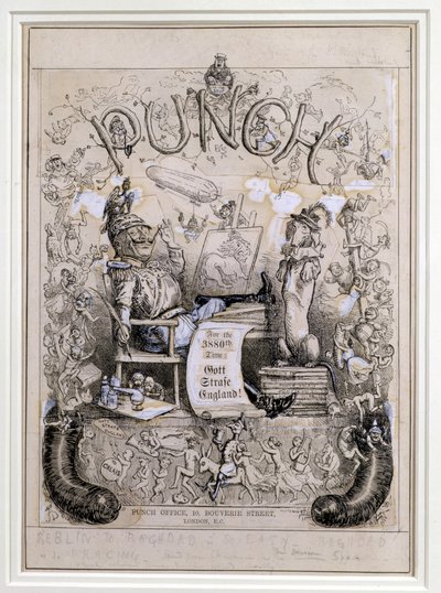 'In the Soup', illustrasjon til forsiden av Punch magazine av Frederick Henry Townsend