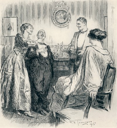 Juli 1915 - Seks seks, c1920 av Frederick Henry Townsend