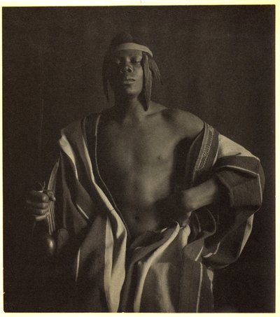 Den etiopiske høvdingen, 1897, trykt ca av Frederick Holland Day