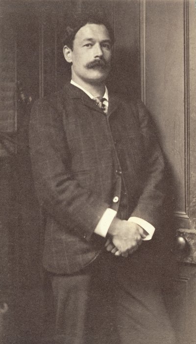 Henry Scott Tuke (1858-1929) (sepiafoto) av Frederick Hollyer