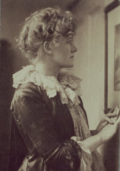 Portrettfotografi av Ellen Terry (1847-1928) av Frederick Hollyer (1837-1933) (sepiafoto) av Frederick Hollyer