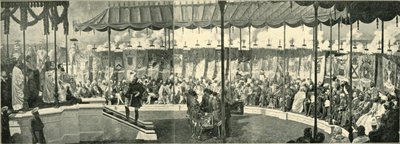 Den keiserlige forsamlingen i Delhi, 1877, 1901. av Frederick Hollyer