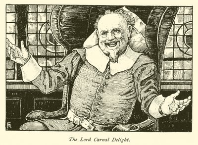 The Lord Carnal Delight (gravering) av Frederick Hurten Rhead