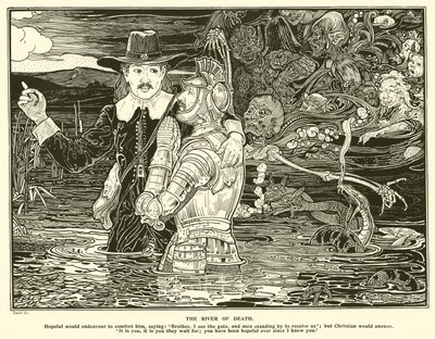 The River of Death (gravering) av Frederick Hurten Rhead