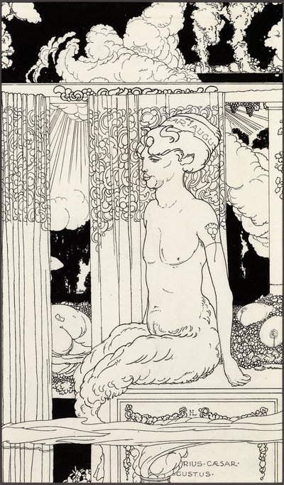 Faunen til gullet Tiberius, ca. 1910 av Frederick Ilbery Lynch
