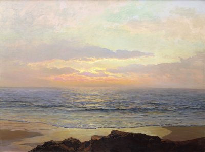 Rolig solnedgang av Frederick Judd Waugh