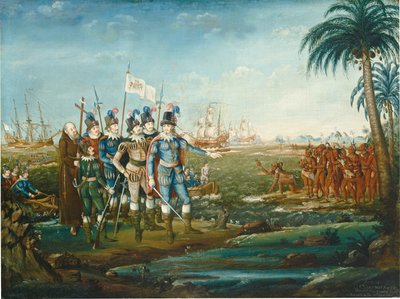 Første landing av Christopher Columbus av Frederick Kemmelmeyer
