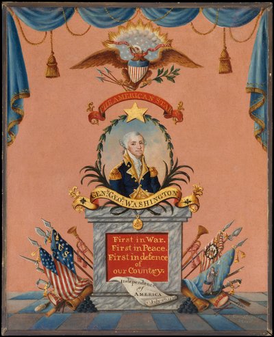 Den amerikanske stjernen George Washington, ca. 1803. av Frederick Kemmelmeyer