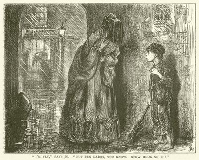 Illustrasjon for Bleak House av Frederick L. Bernard