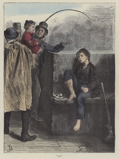 Illustrasjon for Bleak House av Frederick L. Bernard