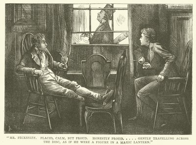 Illustrasjon for Martin Chuzzlewit av Frederick L. Bernard