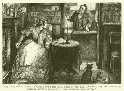 Illustrasjon for Martin Chuzzlewit av Frederick L. Bernard