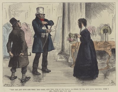 Illustrasjon for Nicholas Nickleby av Frederick L. Bernard