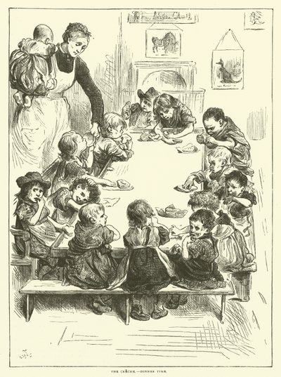 Barnehagen - middagstid av Frederick L. Bernard