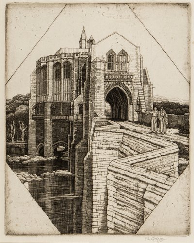 St Botolphs Bridge nr. 2, 1936-37 av Frederick Landseer Maur Griggs