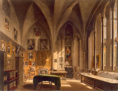 Interiør av Chapter House, illustrasjon fra 